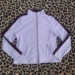 Cheetah Y2k fuzzy full zip track sweater jacket